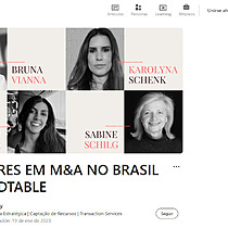 Mulheres em M&A no Brasil| Roundtable